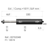 Resorte de gas con bloqueo 03052086 · Recambios Industriales