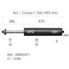 Resorte de gas con bloqueo 02852371 · Recambios Industriales