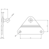Escuadra chapa plana· Resortes de Gas Inox