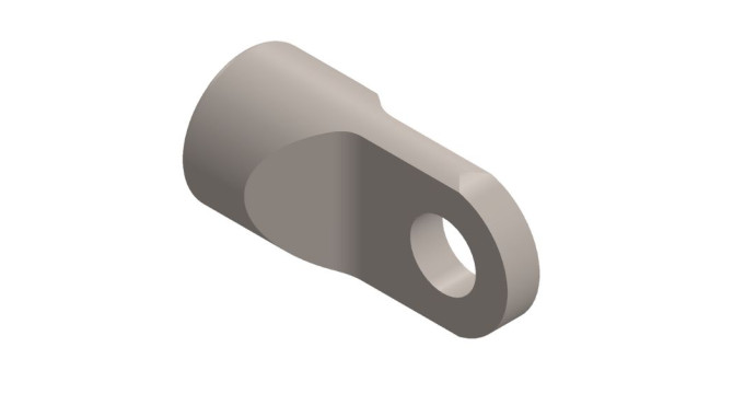 Terminal ojal inox Ø 6mm para M6 L20 h3 mm