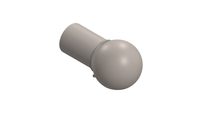 Terminal rótula con clip · Resortes de Gas Inox