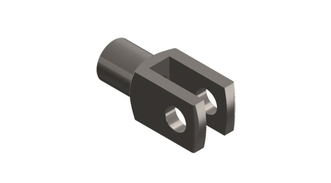 Terminal horquilla inox M6 L24mm Ø6mm
