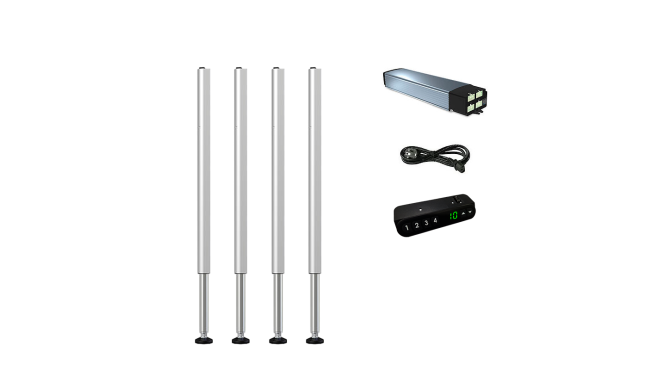 Pack 4 Actuadores SMS Bolt-on 600 Kg · Regulación Altura