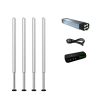 Pack 4 Actuadores SMS Bolt-on 600 Kg · Regulación Altura