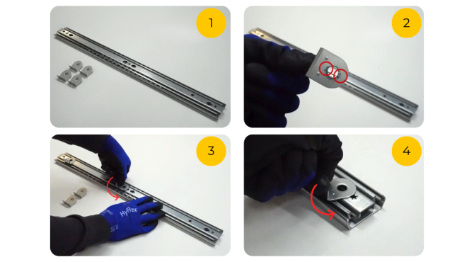 Guía telescópica Extracción Total ULF HD E 5620