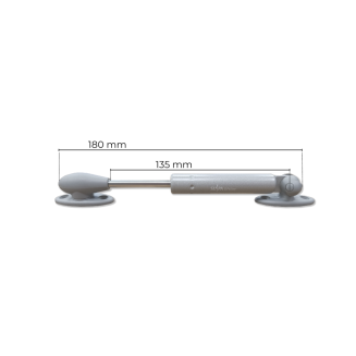 Resorte de gas puertas cocina corto · Ref 01612736 · SUSPA