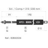Resorte de gas con bloqueo · Fuerza 800 N